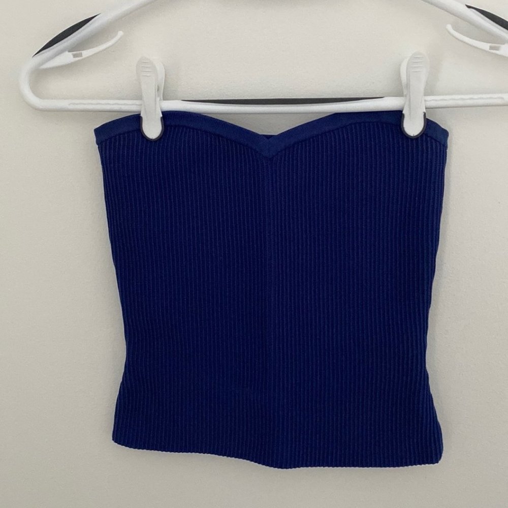 Babaton sweetheart tub top - Size CS - royal blue